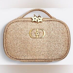 NEW DIOR Gold Woven Bag